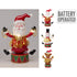 Koopman Christmas Decoration with LED – 28cm Festive Xmas Ornament, Holiday Seasonal Decor for Home, Tabletop, and Office Display