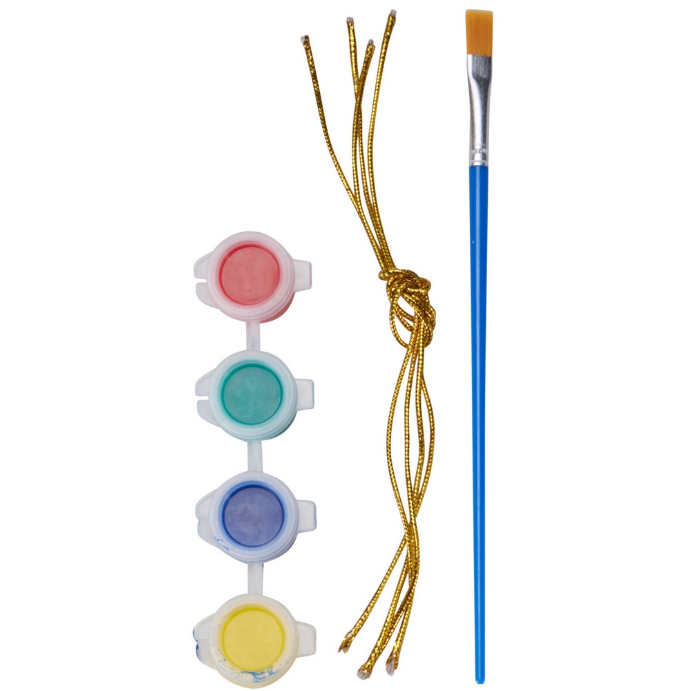 Koopman Christmas Balls Set – Plaster DIY Xmas Ornaments, Holiday Craft Kit, Festive Seasonal Decoration, Kids & Family Creative Activity, Xmas Tree Accessories