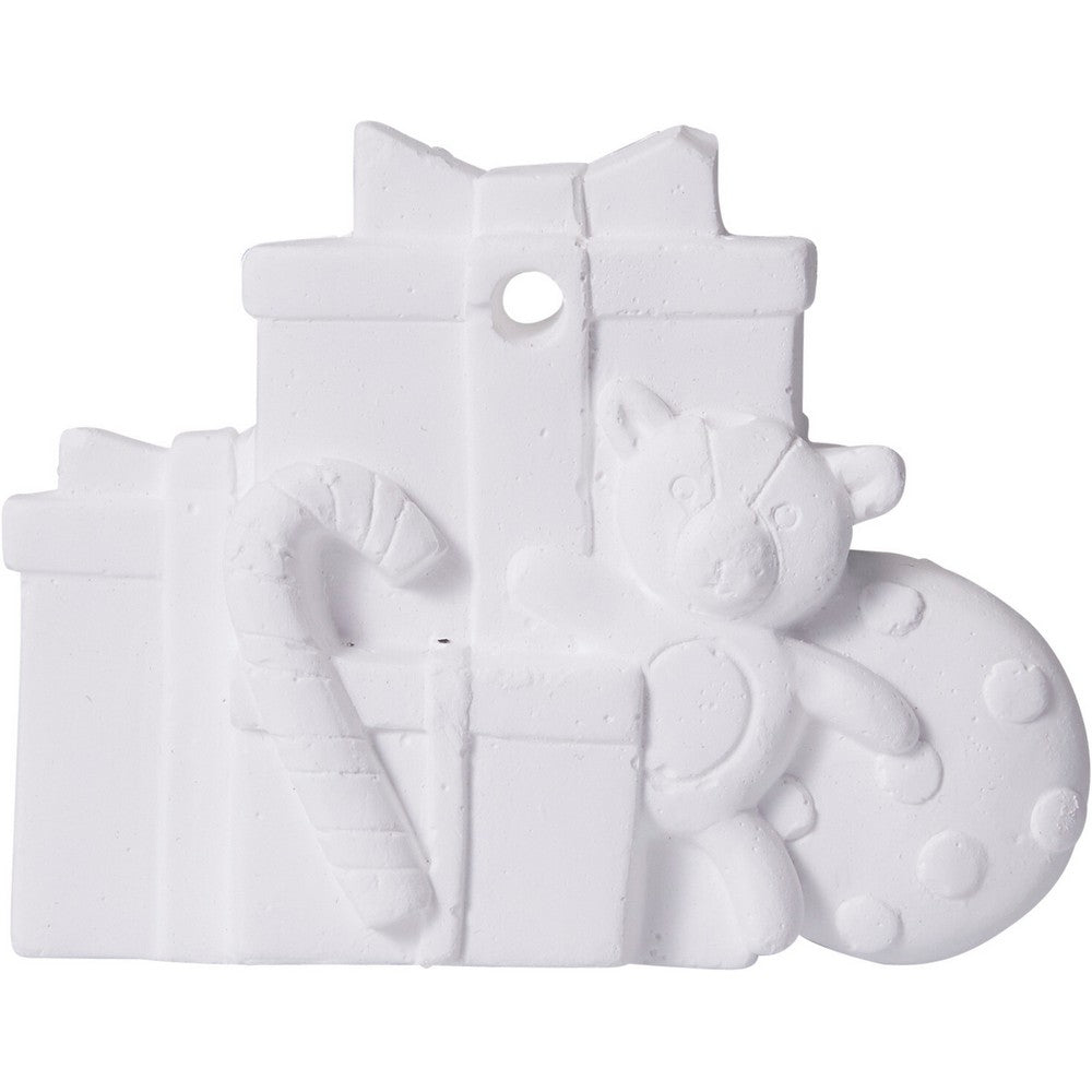 Koopman Christmas Hanging Set – Plaster DIY Xmas Ornaments, Holiday Craft Kit, Festive Seasonal Decoration, Kids & Family Creative Activity, Xmas Tree & Home Décor