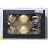Koopman Christmas Balls, Xmas Ornaments, Holiday Seasonal Decoration for Christmas Tree, Home, Office, Party  & Festive Holiday Display Set of 6 - Gold