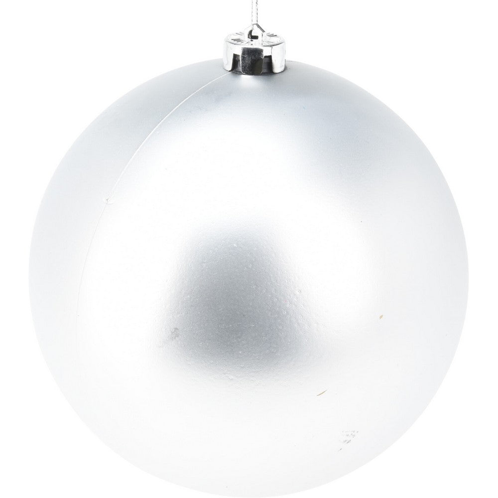 Koopman Christmas Ball – 140mm Silver Assorted Xmas Ornament, Holiday Seasonal Decoration for Tree, Home, Office, Party & Festive Display