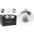 Koopman Christmas Ball – 140mm Silver Assorted Xmas Ornament, Holiday Seasonal Decoration for Tree, Home, Office, Party & Festive Display