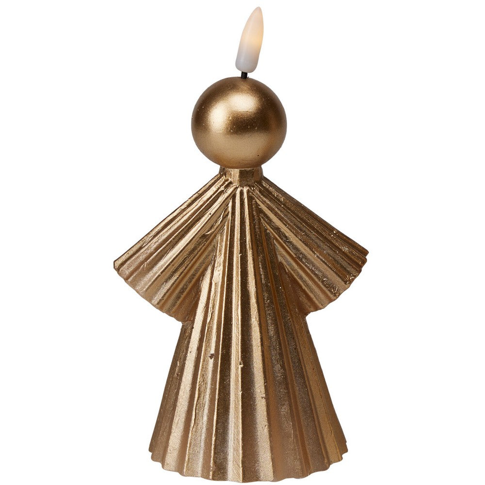 Koopman LED Candle Angel – 14cm Assorted Christmas Figurine, Holiday Seasonal Decoration, Festive Home & Tabletop Xmas Decor, 1 Piece