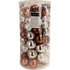 Koopman Christmas Balls Set – 100 Amber Xmas Ornaments, Holiday Seasonal Decoration for Tree, Home, Office, Party & Festive Display