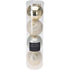 Koopman Christmas Balls Ornaments, Holiday Seasonal Decoration for Tree, Home, Office, Party & Festive Display, 4pcs X 150mm - CHAMPAGNE(Gold)
