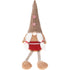 Koopman Gnome Gingerbread Sitting Decoration – 57cm Assorted Christmas Holiday Figurine, Seasonal Festive Ornament for Home, Tabletop & Xmas Display