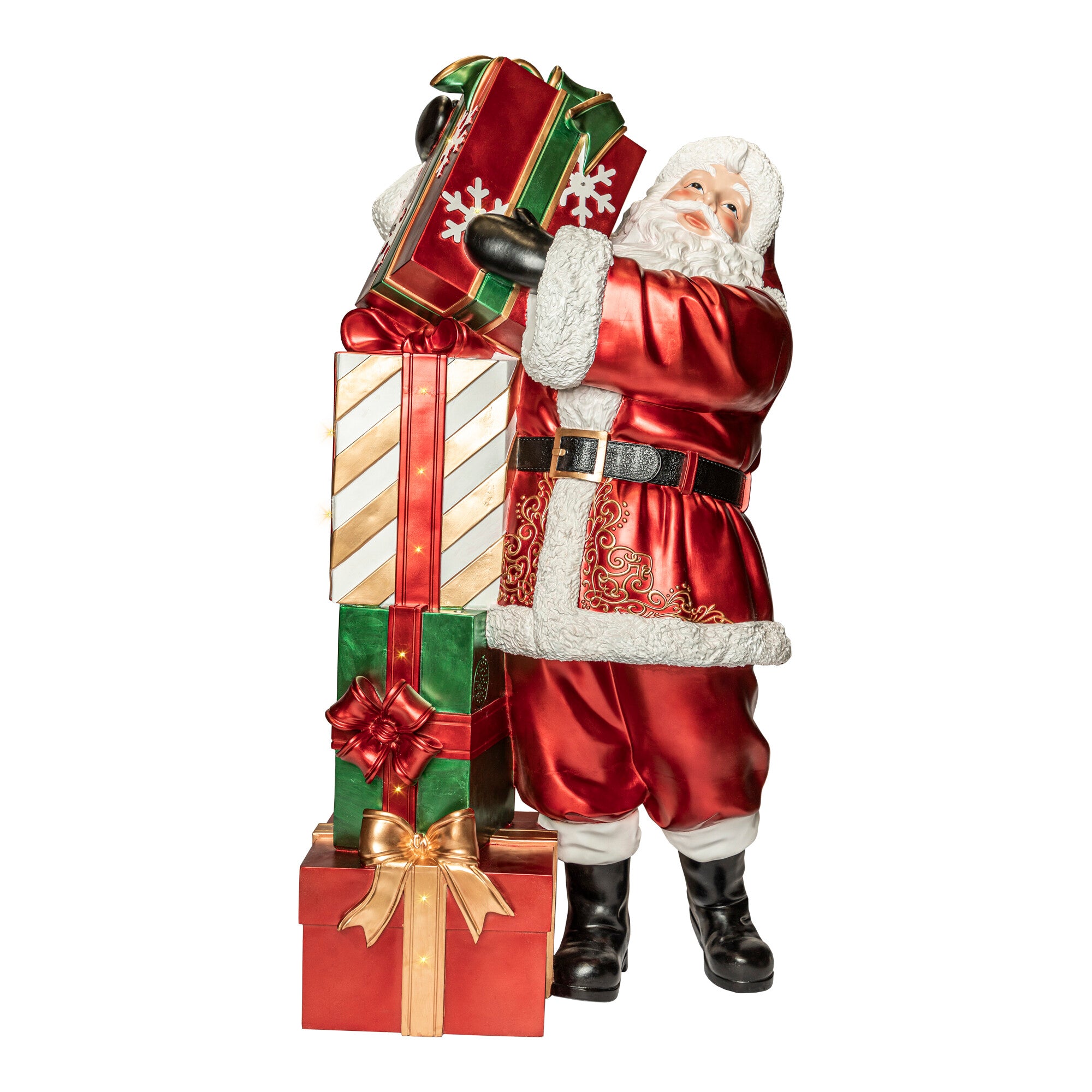Homesmiths Santa With Gifts Led 180CM