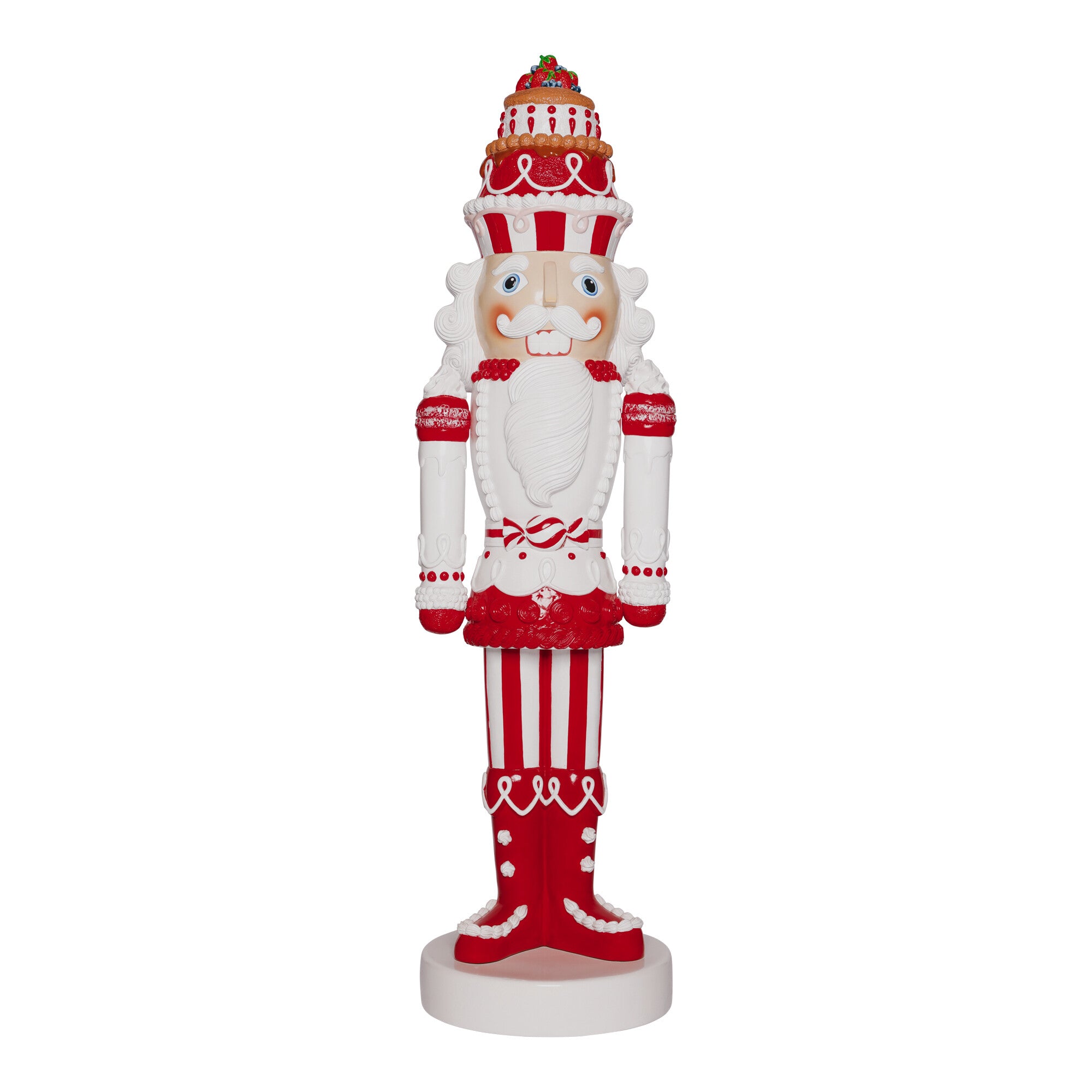 Homesmiths Nutcracker Candy Cake 182Cm Red & White