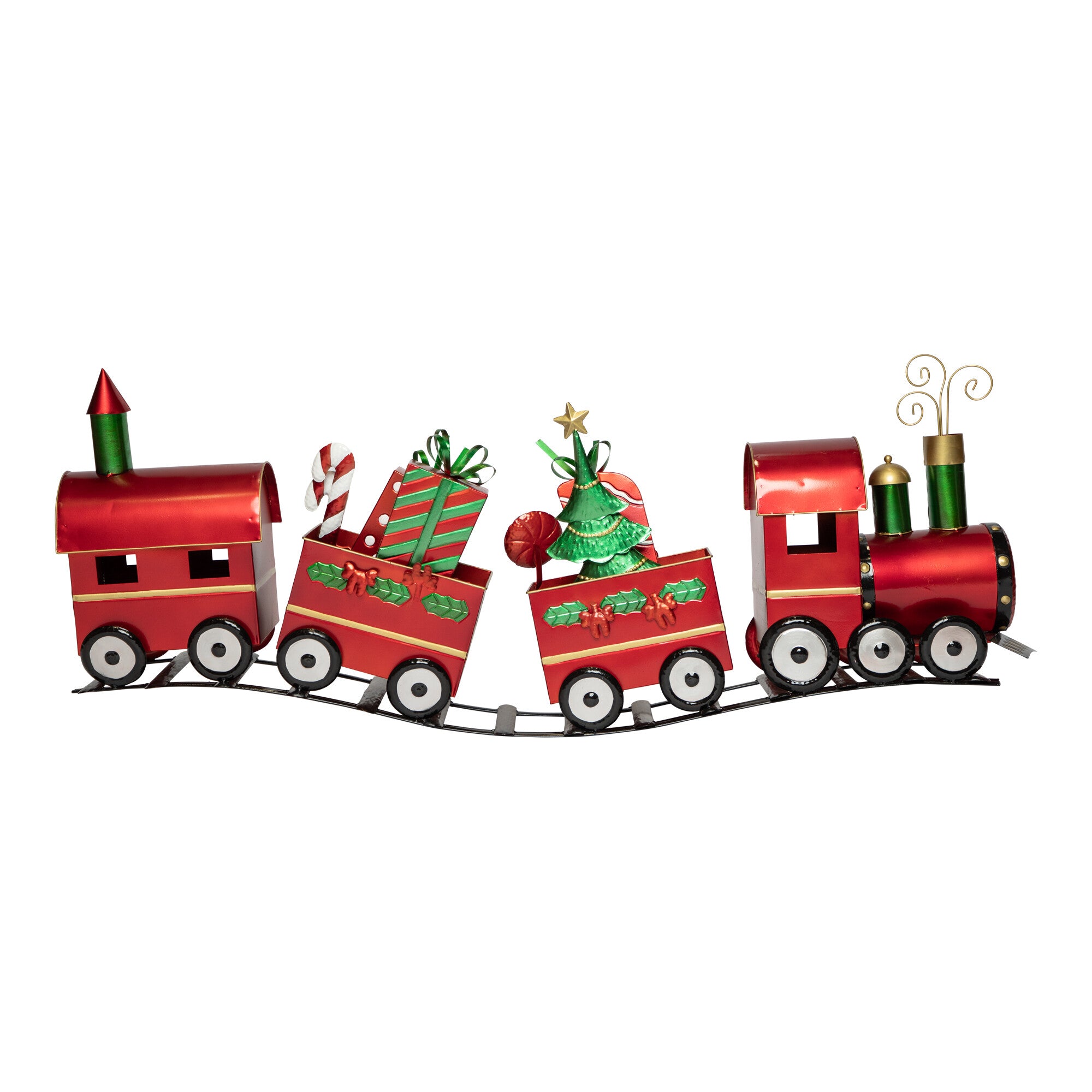 Homesmiths Train Decorated Metal 133x24x52Cm