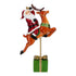 Timstor Santa on Reindeer Poly – Festive Christmas Figurine for Holiday Home Decor, Seasonal Decorations, and Christmas Celebration