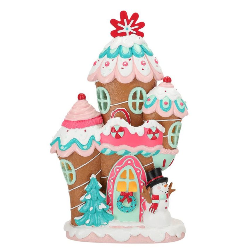 Homesmiths Gingerbread House Asstd 42X14X34Cm