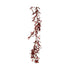 Kaemingk Garland – PE with Red Glitter, Christmas Holiday Decoration, Festive Xmas Tree or Home Accent, Seasonal Home Décor Accessory