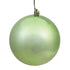 Kaemingk Baubles Polystyrene Shiny & Matt Matcha Green Xmas Balls , Lightweight Plastic Christmas for Xmas Tree & Festive Decorations, 6 Piece Set (8cm)