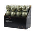 Kaemingk Rosemary Green Christmas Baubles Polystyrene Ornaments Mix of Glossy, Matte & Shiny for Indoor & Outdoor XmasTree Decoration Balls– 4 Pack 14cm