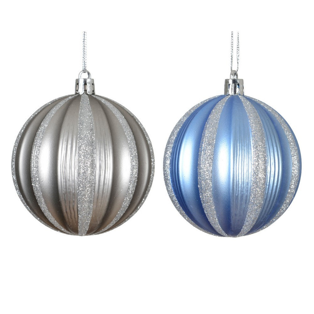 Kaemingk Matte Christmas Bauble Plastic Ornament,  for Indoor & Outdoor Tree Decoration – 8cm 1 Piece Assorted