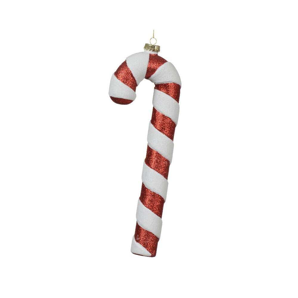Kaemingk Red & White Christmas Candy Cane – Plastic Ornament for Indoor & Outdoor Holiday Decoration