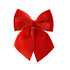 Kaemingk Red Polyester Christmas Bow – Decoration for Indoor & Outdoor Holiday Décor, Tree & Gift Decoration