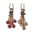 Kaemingk Iron Bell Bundle with Check Bow Christmas Hanging Ornament for Holiday Home & Tree Decoration– 29cm