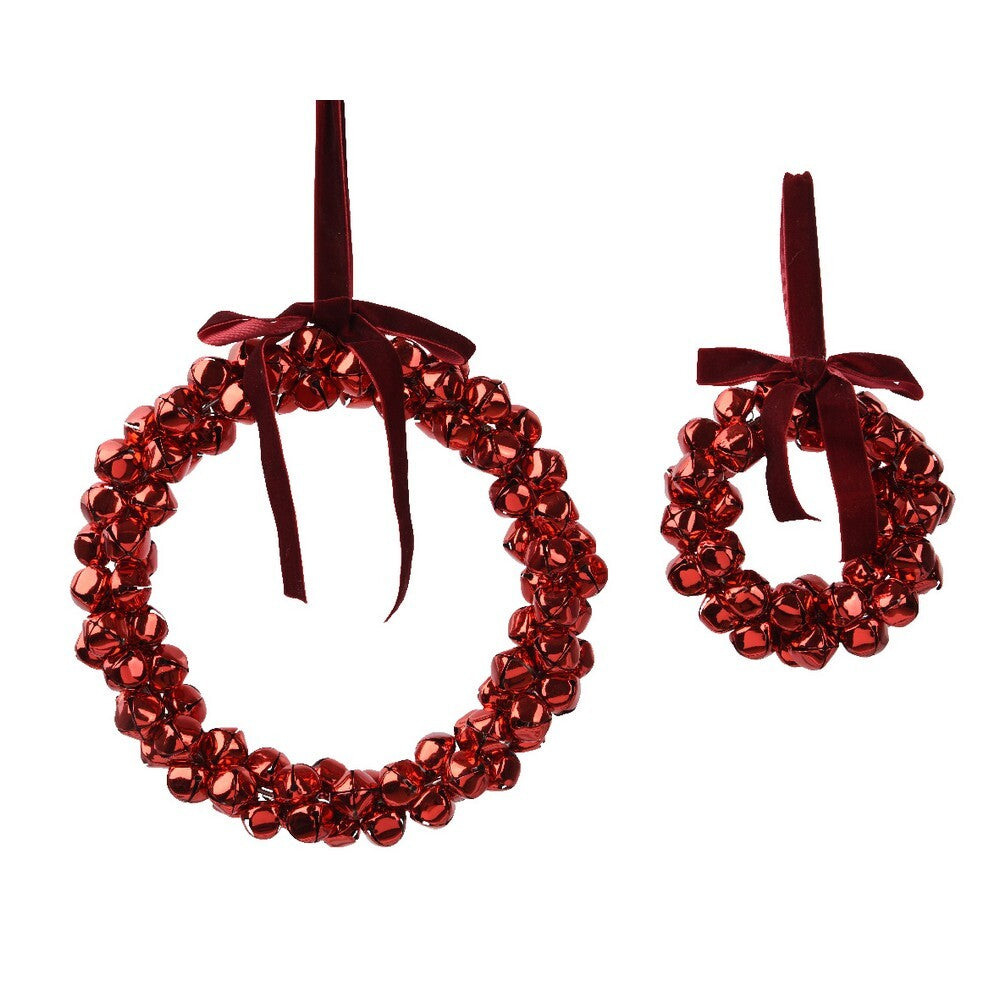 Kaemingk Red Iron Christmas Bell Ornament for Tree, Gift Wrapping & Holiday Decoration– 3cm