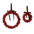 Kaemingk Red Iron Christmas Bell Ornament for Tree, Gift Wrapping & Holiday Decoration– 3cm