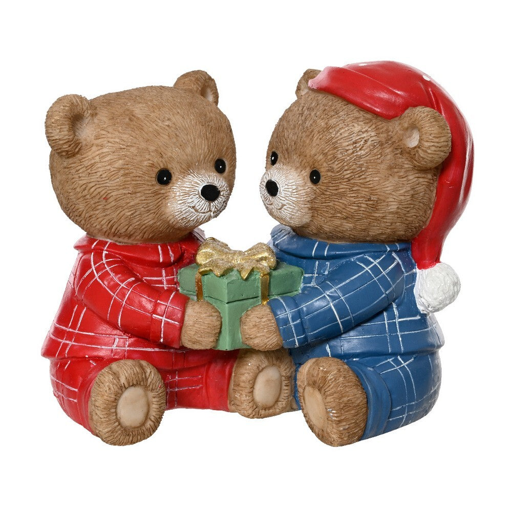 Homesmiths Bear polyresin 2 bears together 14Cm