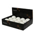 Kaemingk Foam Christmas Bauble with Beads & Pearl Star – Winter White Ornament, for Tree & Holiday Decoration, 8cm 1-Piece