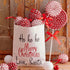 Kaemingk Foam Lollipop Candy Cane Red & White Christmas Tree Decoration -28cm, 1-Piece Assorted Design