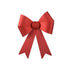 Kaemingk PVC Christmas Bow Red Ornament for Tree, Wreath & Holiday Decoration– 50cm