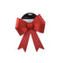 Kaemingk PVC Christmas Bow Red Ornament for Tree, Wreath & Holiday Decoration– 50cm