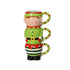 Kaemingk Dolomite Elf Mug Christmas Coffee & Tea Cups for Holiday Dining & Gifting, 3-Piece Set – Assorted