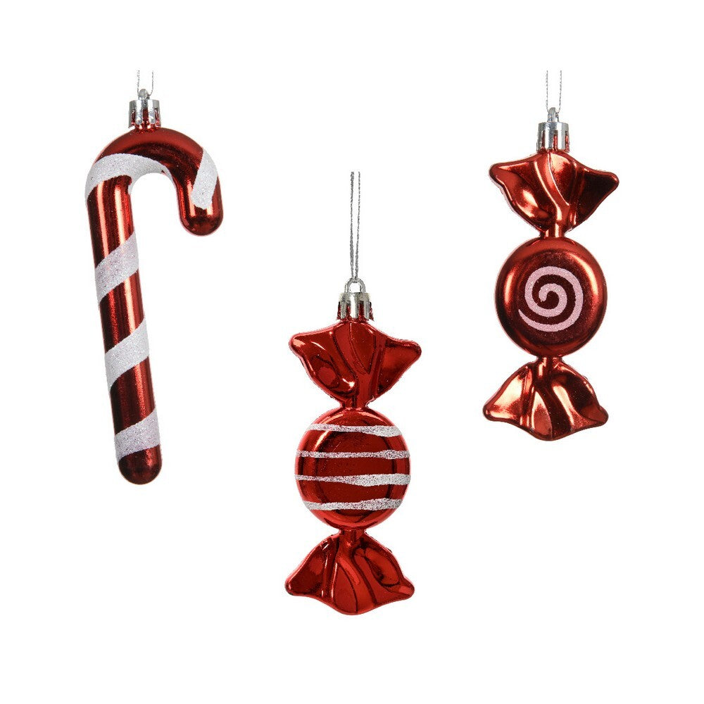 Kaemingk Plastic Candy Ornament Colors for Christmas Tree & Holiday Decoration– 12cm, 1-Piece Assorted