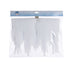 Kaemingk White Polyester Icicle Border with Iris Glitter for Christmas Crafts, Holiday Décor, Gift Wrapping & Seasonal DIY Projects