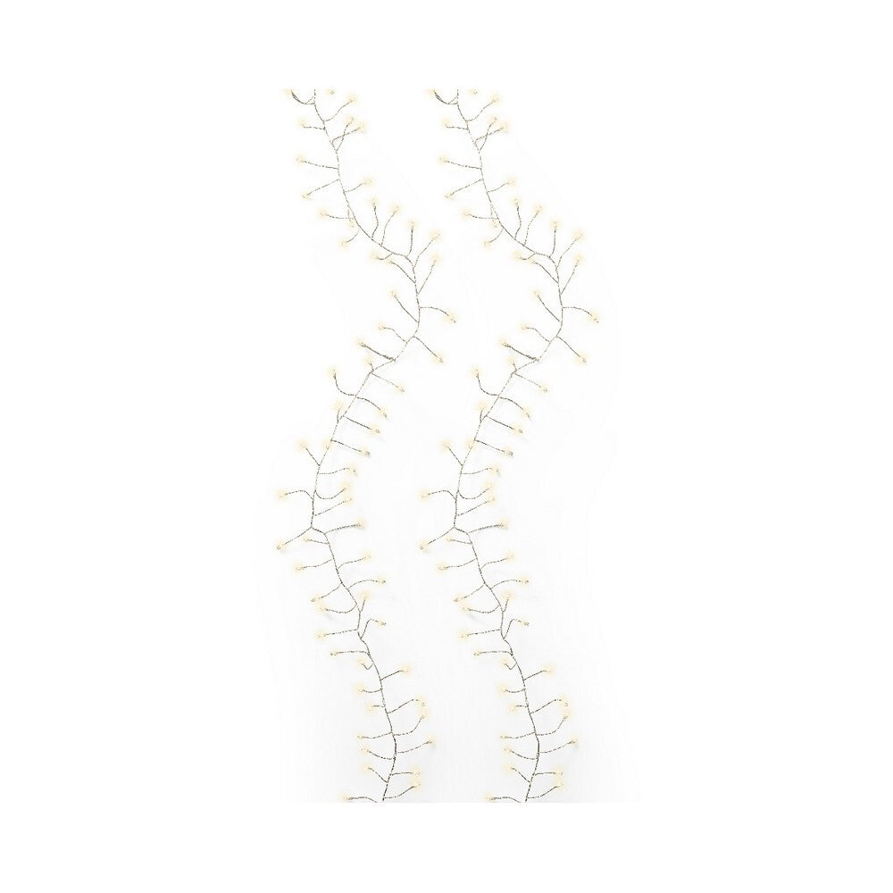 Kaemingk Micro LED Compact String Lights – 120cm Indoor Steady Warm White for Christmas Crafts, Holiday Décor, Festive Home & Tree Display