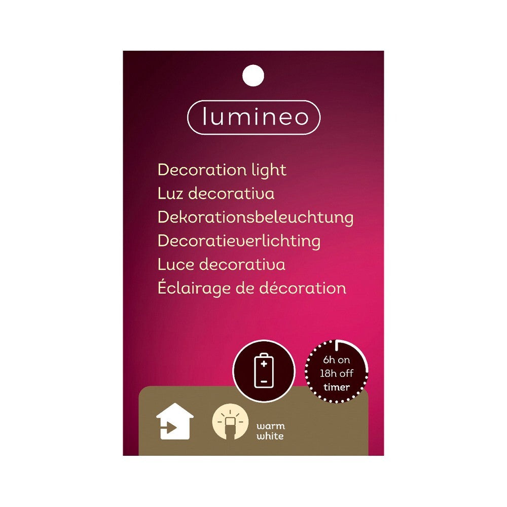 Kaemingk Micro LED Santa Polyresin – 24.5cm Indoor Steady Christmas Ornament for Holiday Crafts, Festive Décor & Indoor Tree Display