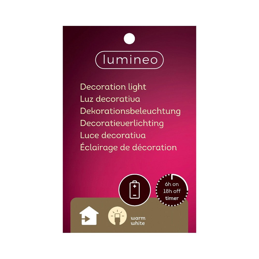Kaemingk Micro LED Santa Figurine 22.5cm – Festive Christmas Holiday Seasonal Decor for Indoor and Outdoor Use – Perfect Winter, Xmas, and Holiday Decoration