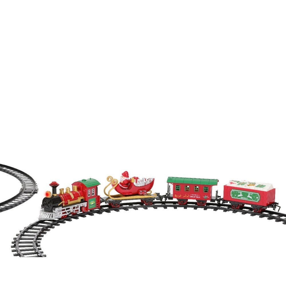 Kaemingk LED Train – Plastic Indoor Christmas Ornament with Warm White Lights for Holiday & Seasonal Décor