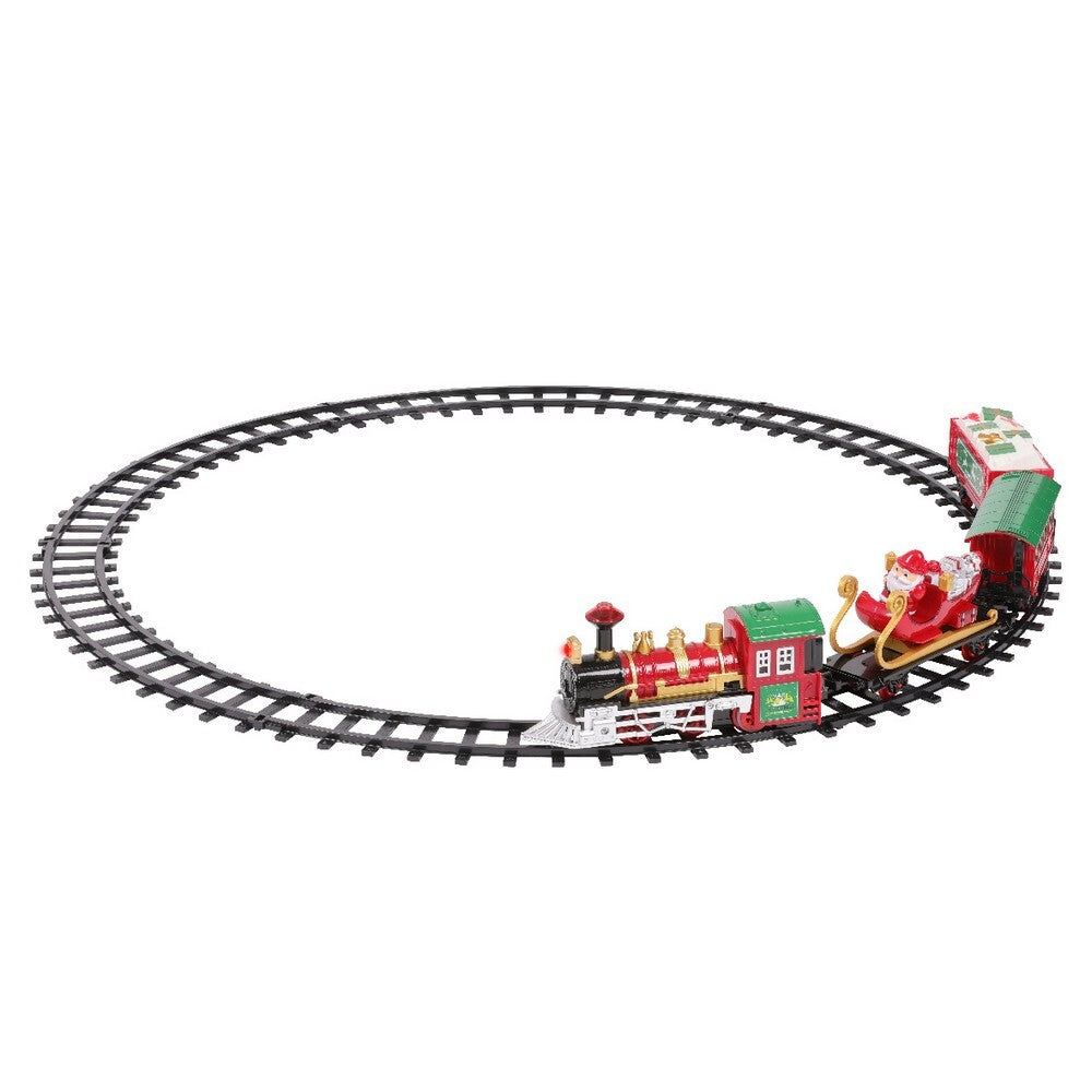 Kaemingk LED Train – Plastic Indoor Christmas Ornament with Warm White Lights for Holiday & Seasonal Décor
