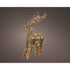 Kaemingk Micro LED Reindeer – Paper Indoor Christmas Ornament, Battery-Operated, Steady Lights for Holiday Decoration & Indoor Festive Display