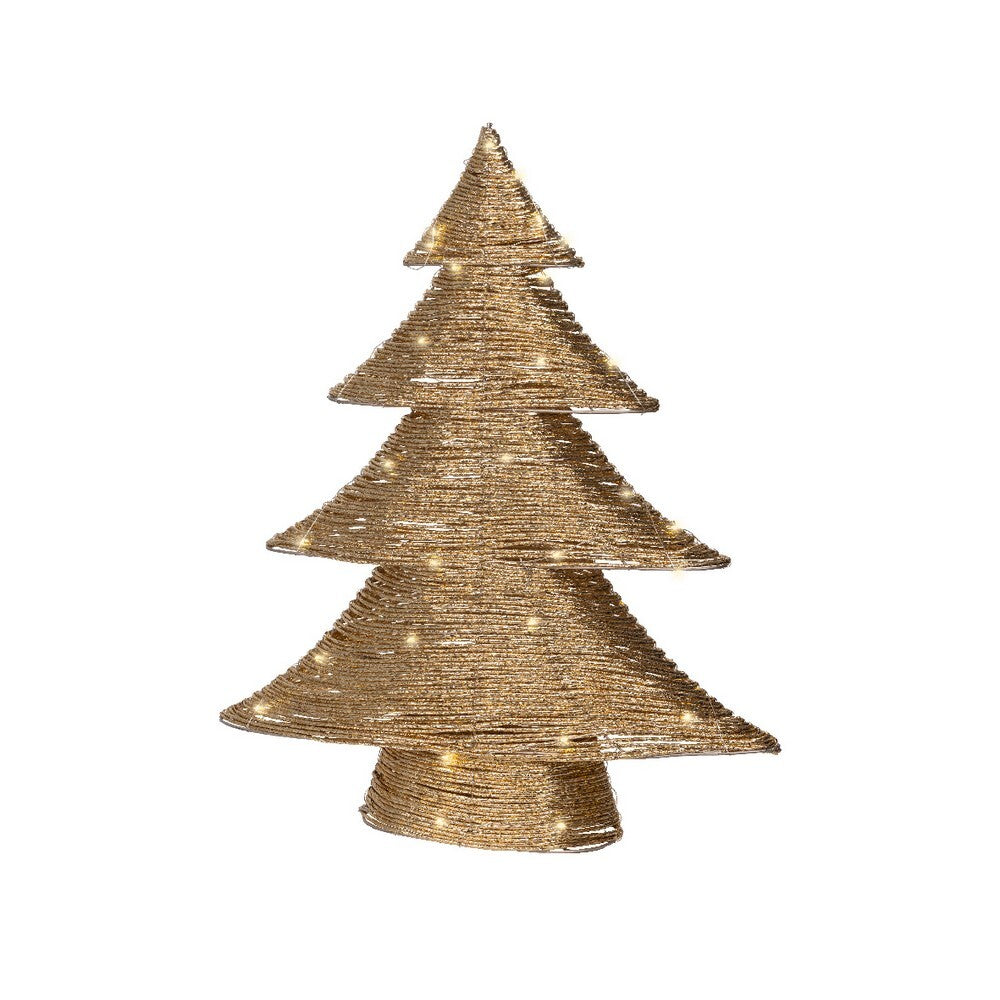Homesmiths Micro LED tree paper steady  indoor Gold Warm White 60Cm