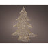 Kaemingk Micro LED Metal Christmas Tree – Gold, Warm White Lights, Indoor Holiday Decoration, 60cm