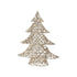 Kaemingk Micro LED Metal Christmas Tree – Gold, Warm White Lights, Indoor Holiday Decoration, 60cm