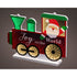 Kaemingk LED Infinity Lights Acrylic Train – Indoor Christmas Decoration, Festive Holiday Ornament, Decorative Xmas Light Display