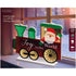 Kaemingk LED Infinity Lights Acrylic Train – Indoor Christmas Decoration, Festive Holiday Ornament, Decorative Xmas Light Display
