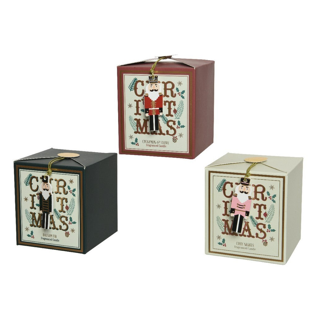 Kaemingk 9cm Wax Candle  Colors, Christmas Decoration, Holiday Home Décor, Festive Ornament, 1 Piece Assorted