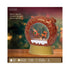 Kaemingk LED Plastic Water Spinner – 20cm Red Christmas Bauble, Steady Indoor Holiday Decoration, Warm White Lights, Festive Décor