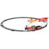Kaemingk LED Train – Plastic Christmas Decoration, Steady Indoor Holiday Ornament, 90cm Festive Xmas Display, Decorative Lighted Train