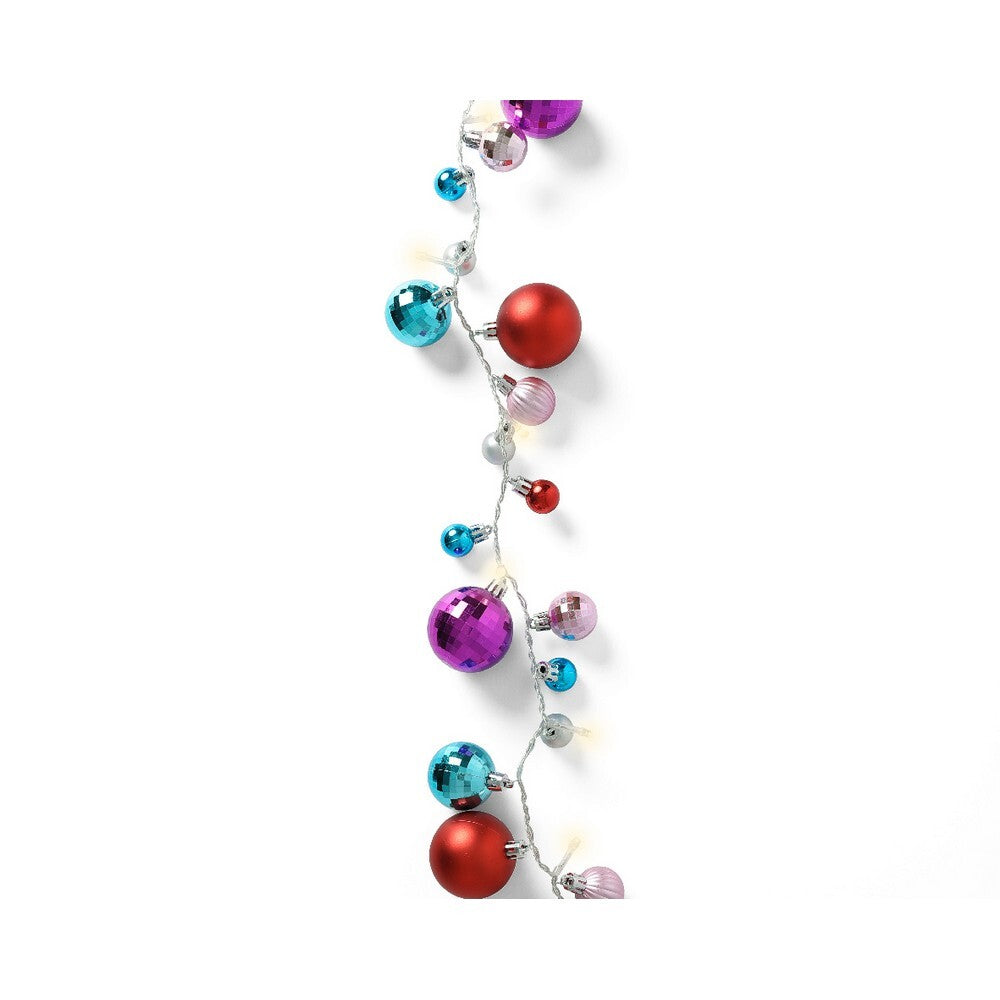 Kaemingk LED Deco String Lights – Steady Indoor Christmas Decoration, 190cm Holiday Ornament, Festive Xmas Home Décor, Decorative Lighting