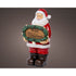 Kaemingk Micro LED Santa – Polyresin Figure, Steady Indoor Christmas Decoration, 30cm Holiday Ornament, Festive Xmas Home Décor