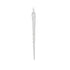 Kaemingk Icicle – Acrylic Glitter Christmas Decoration, 28cm Holiday Ornament, Festive Xmas Tree Décor, Winter Holiday Home Accent