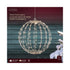 Kaemingk Micro LED Frame Light – Metal Ball, Steady Outdoor Christmas Decoration, Holiday Ornament, Festive Xmas Garden & Home Display